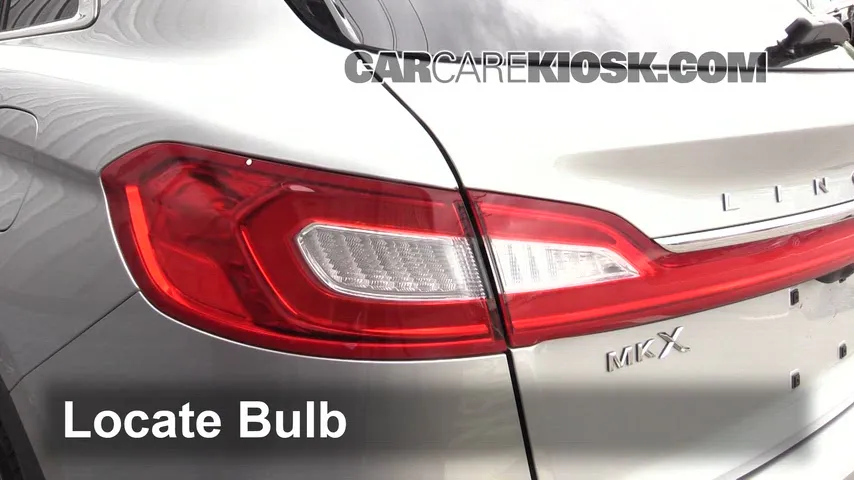 2017 Lincoln MKX Reserve 3.7L V6 Luces Luz de reversa (reemplazar foco)